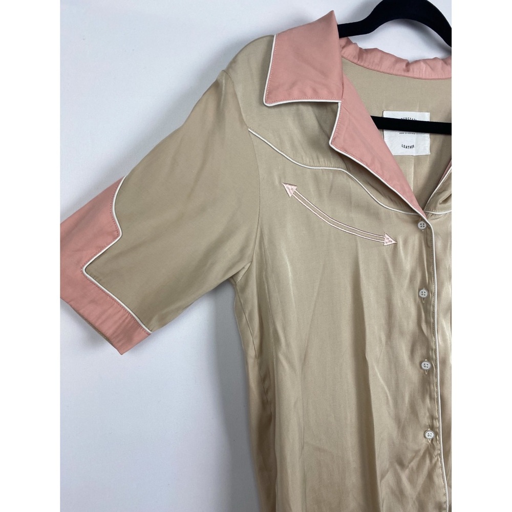 Understated Leather Keep On Keepin On Sleepwear Set, Tan - Size M - Picture 6 of 16